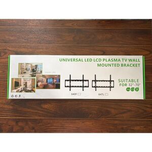 Universal - LED/LCD Plasma TV Wall mounted Bracket - Fits 32" To 70" Brand New!